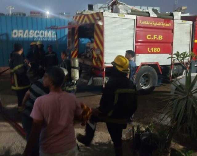 حريق هائل بأحد العقارات في مساكن عين الصيرة والدفع بـ5 سيارات إطفاء