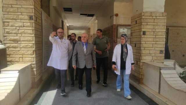 مدير الصحة بالقليوبية يتابع سير العمل بمستشفى الحميات ببنها