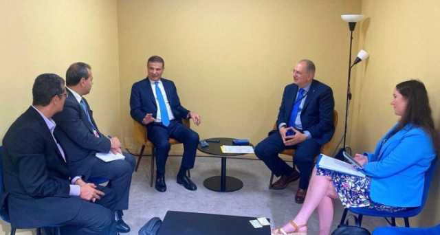 وزير الزراعة يلتقي مفوض الاتحاد الأوروبي للثروة السمكية