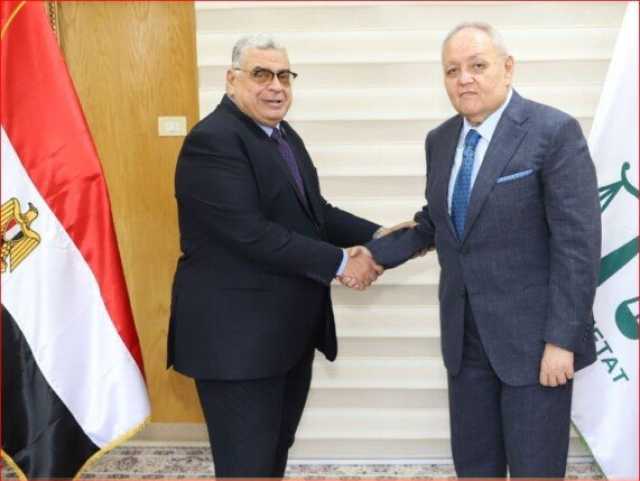 المستشار أحمد عبود يهنئ رئيس مجلس الدولة بمنصبه الجديد
