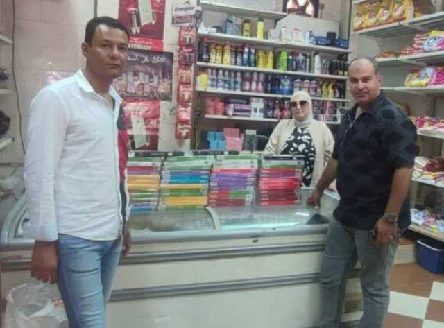 ضبط 500 علبة سجائر مهربة ومجهولة المصدر في حملة تموينية ببورفؤاد