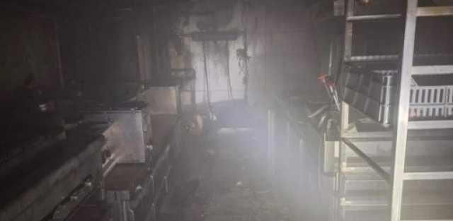 اندلاع حريق في مطعم شهير بجوار مسرح الزعيم بالهرم