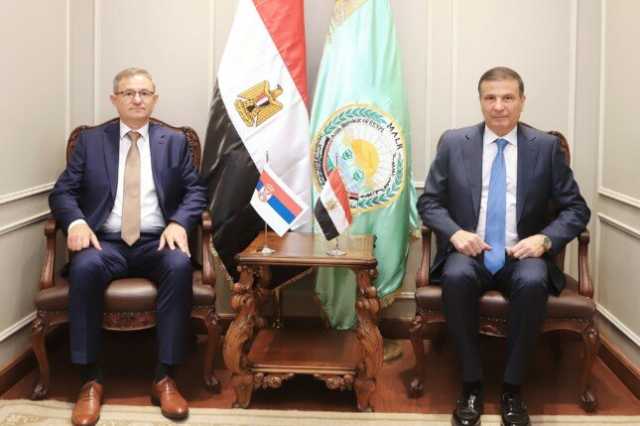 وزير الزراعة يبحث مع نظيره الصربي تعزيز التعاون بين البلدين