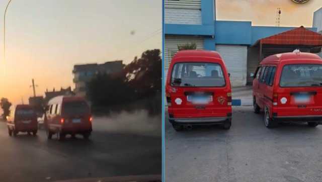 ضبط قائدي سيارتين قاما بأداء حركات استعراضية على الطريق الزراعي بالإسكندرية |فيديو