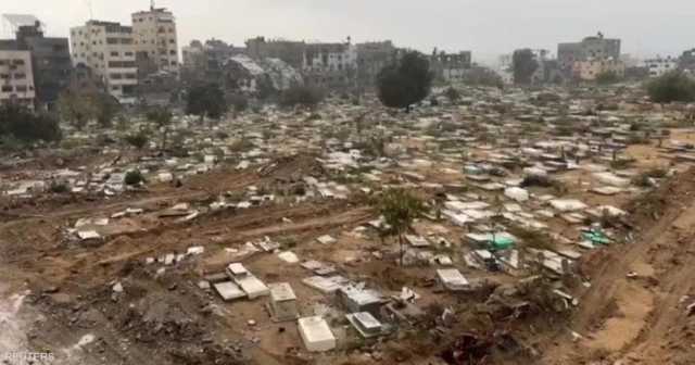 غزة تعاني أزمة دفن الشهداء بالتزامن مع تدمير المقابر