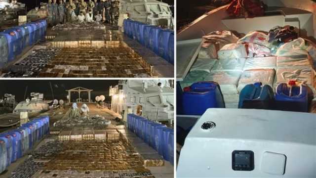القوات البحرية تنجح في إحباط محاولة تهريب كميات من المواد المخدرة عبر سواحل البحر الأحمر
