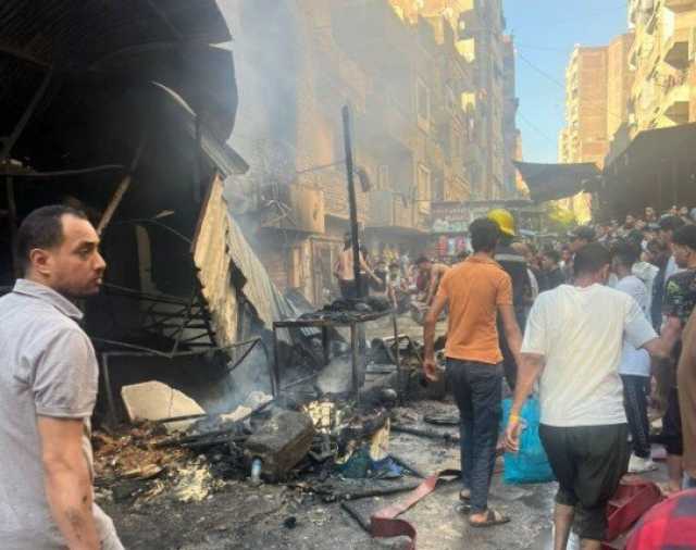 التحريات تكشف سبب اندلاع حريق فيصل.. صور