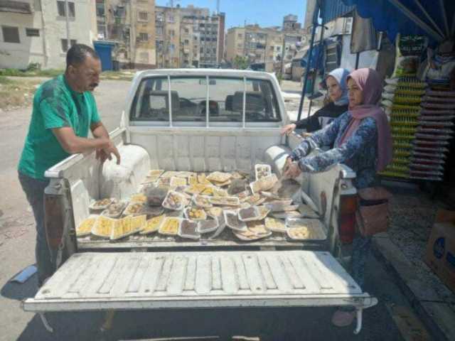 ضبط مخبوزات غير صالحة للإستهلاك الآدمى خلال حملة بحى العرب ببورسعيد