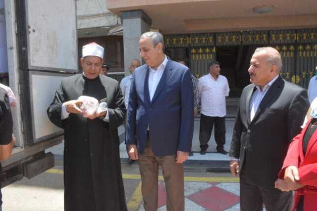 توزع 2 طن من لحوم صكوك الأضاحي للفئات الأولى بالرعاية بالغربية