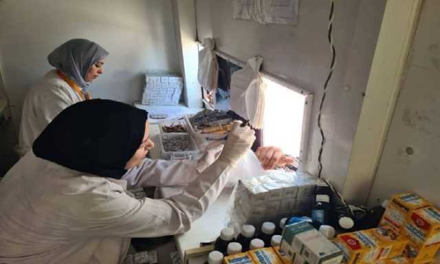 بالمجان.. الكشف على ٧٤٩ مواطن خلال قافلة طبية بأبو حمص في البحيرة