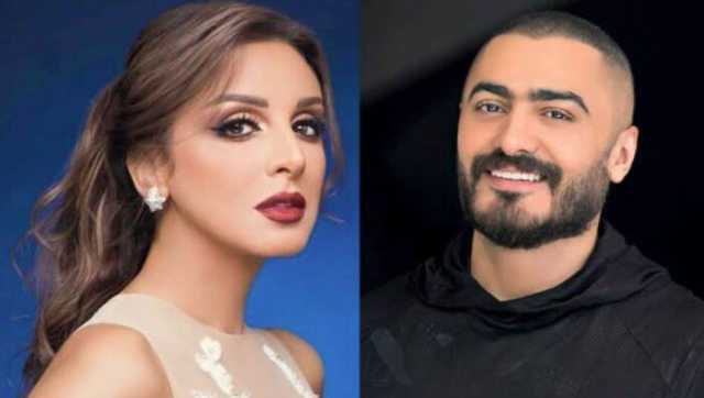 أنغام تساند تامر حسني بعد أزمة نجله الصحية «صورة»