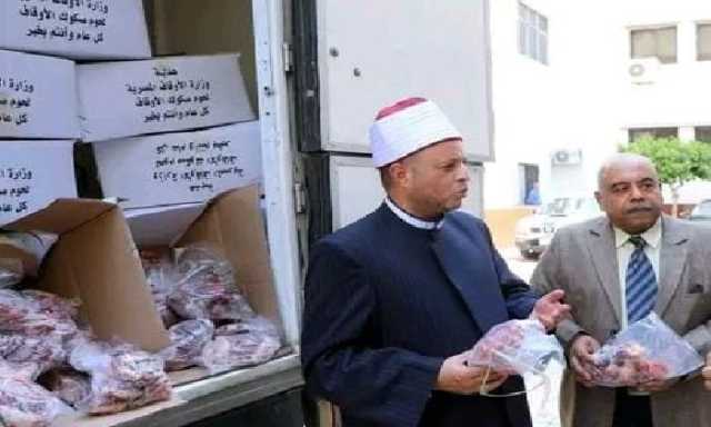 توزيع 2 طن لحوم من مشروع صكوك الأضاحي على المستحقين بالشرقية