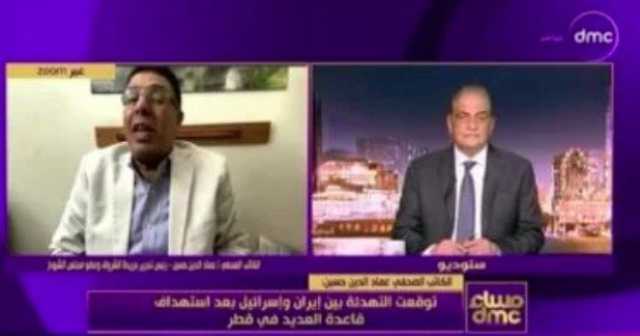 عماد الدين حسين: هجوم إسرائيل على إيران كان بتخطيط مسبق وبنك أهداف واضح
