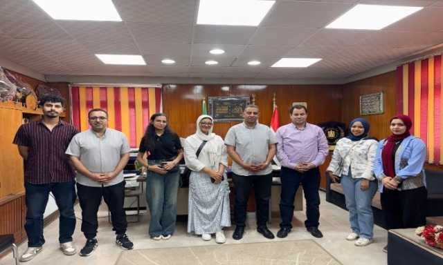 مدير الرياضة بالقليوبية يلتقي أعضاء فريق YLY لمناقشة خطة عمل الموسم السابع