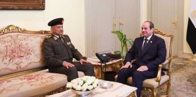 عاجل| الرئيس السيسي يستقبل الفريق أول عبد المجيد صقر وزير الدفاع والإنتاج الحربي