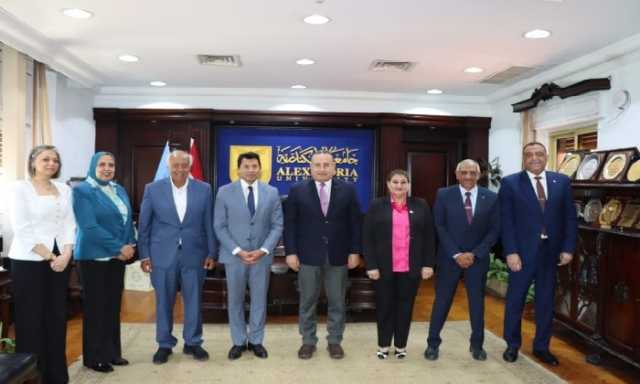 رئيس جامعة الإسكندرية يستقبل وزير الشباب لتعزيز الأنشطة الطلابية