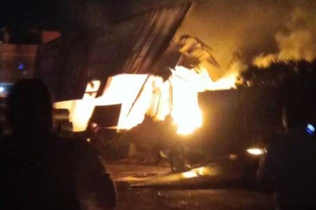 نشوب حريق هائل بمصنع سحب سلك بالقناطر الخيرية في القليوبية