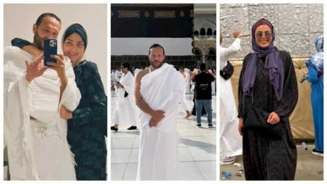 ريهام حجاج تنشر صورتها أثناء أداء مناسك الحج: «رحلة تغذي الروح وتغسل القلب»
