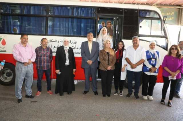 محافظ الجيزة يشهد انطلاق فعاليات اليوم العالمي للتبرع بالدم من ميدان مصطفى محمود