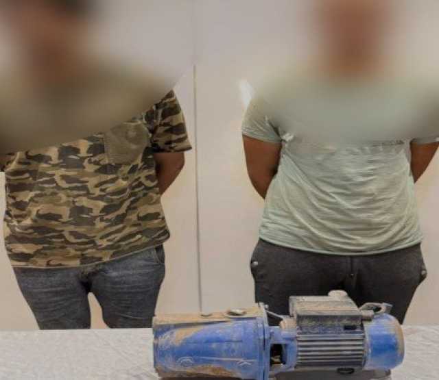 القبض على شخصين حاولا سرقة موتور مياه خاص بأحد العقارات بالقاهرة