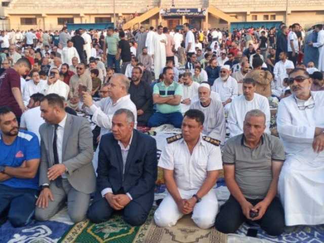 الآلاف يملأون «استاد السنبلاوين» في صلاة عيد الأضحى المبارك