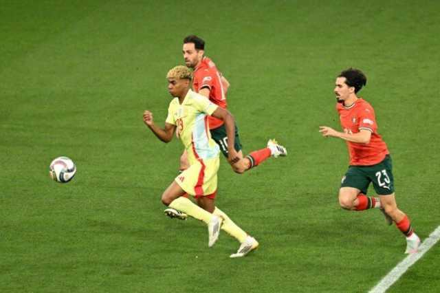 إسبانيا يتقدم على البرتغال 2-1 في الشوط الأول بنهائي دوري الأمم الأوروبية «فيديو»