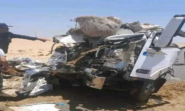 دهست سيارتين.. «تريلا» تقتل شخصين على الطريق الدائري في حلوان