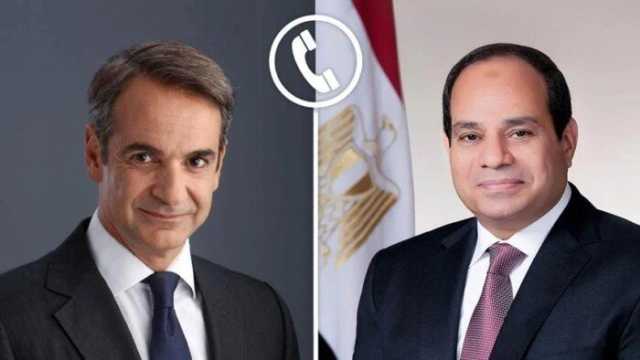 الرئيس السيسي يتلقى اتصالاً من رئيس وزراء اليونان ويؤكد موقف مصر الثابت بشأن غزة