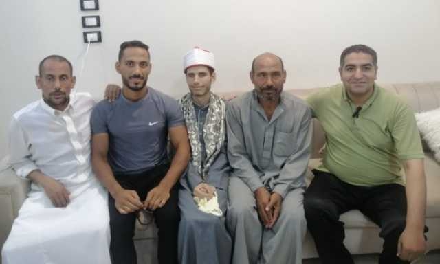 ياسر بدران من أوائل الثانوية الأزهرية للمكفوفين بـ الشرقية: تفوقت بفضل الله ثم دعم والدي