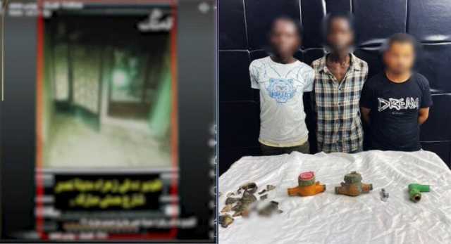 «الداخلية» تضبط سارقي عدادات مياه من مدخل أحد العقارات.. فيديو