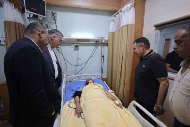 وزيرا البترول والعمل يطمئنان علي الناجين من حادث بارج خليج السويس