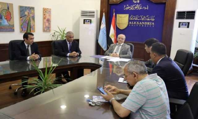 جامعة الإسكندرية تستقبل وفدًا أوزبكيًا لبحث تعزيز الوعي والتعايش الثقافي