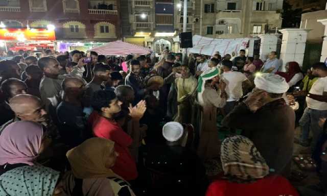 في حضرة الولي.. الآلاف يحيون الليلة الختامية لمولد أبي العباس المرسي بالإسكندرية