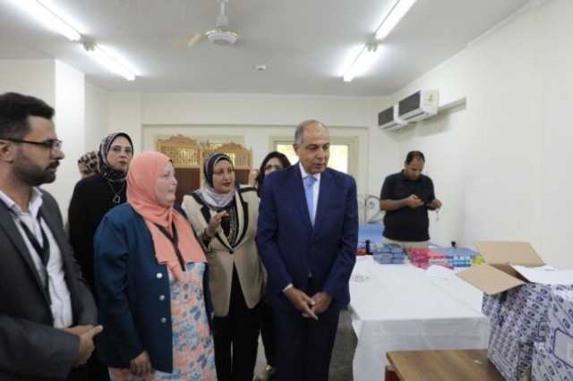 المنيا تعزز وعي المجتمع.. .محافظ المنيا يتفقد قافلة طبية شاملة لدعم المرأة والأسرة