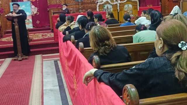 مارجرجس بورسعيد تستقبل العزاء في وفاة القمص بطرس الجبلاوي
