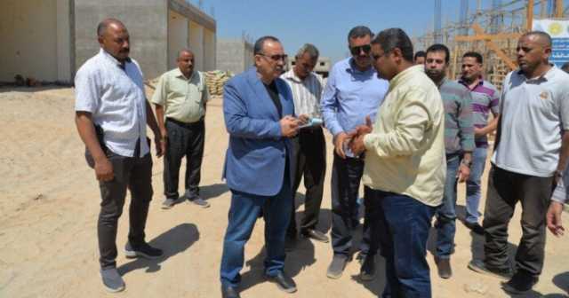 محافظ أسيوط يتفقد أعمال إنشاء سوق الجملة الجديد للخضار والفاكهة بالكوم الأحمر بالبداري