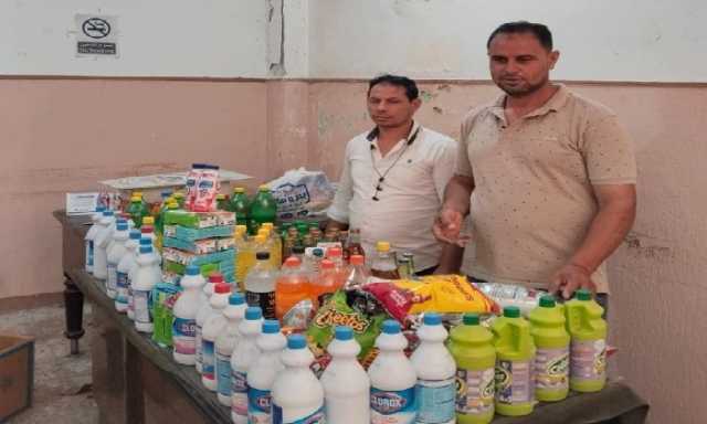 البحيرة.. ضبط لحوم مجهولة المصدر وسلع غذاىية منتهية الصلاحية بأبوحمص وكفرالدوار