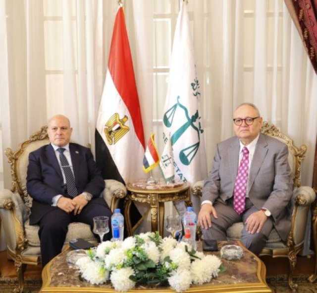 رئيس مجلس الدولة يستقبل رئيس هيئة النيابة الإدارية لتقديم التهنئة