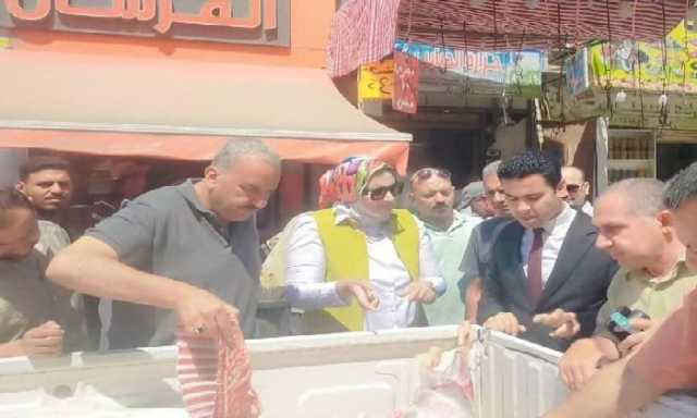 حملات تفتيش على المطاعم والمحلات والجزارة بمرسي مطروح