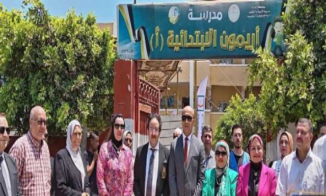 جامعة طنطا تقود تحالف جامعات إقليم الدلتا في قافلة تنموية شاملة بمركز المحمودية