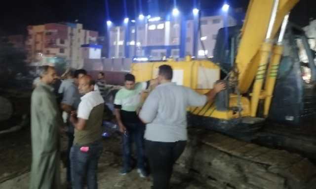 انفجار مفاجئ في خط مياه الشرب بأبوحماد والجهات المعنية تتدخل بسرعة للإصلاح