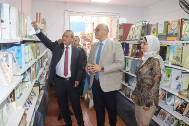 محافظ القليوبية يفتتح فرع دار المعارف ببنها