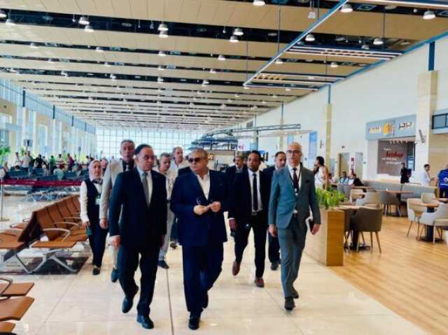 لجنة التفتيش الأمني والبيئي تجري جولة تفقدية بـ مطارات برج العرب والعلمين ومرسى مطروح الدولي