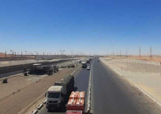 شاهد.. كيف أصبح شكل الطريق الإقليمي بعد بدء أعمال لجنة الغلق؟