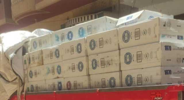 ضبط 9775 خرطوشة سجائر قبل ترويجها بالسوق السوداء بمركز ساحل سليم
