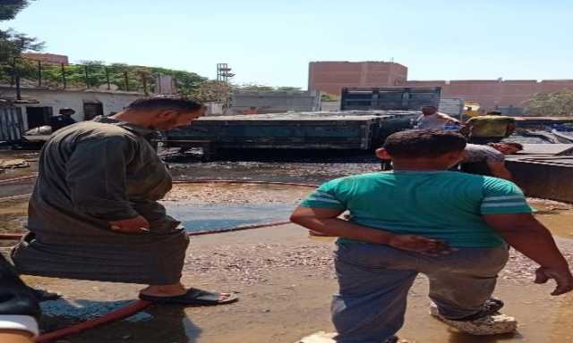 السيطرة على حريق اندلع في تريلا على الطريق الزراعي بالقليوبية