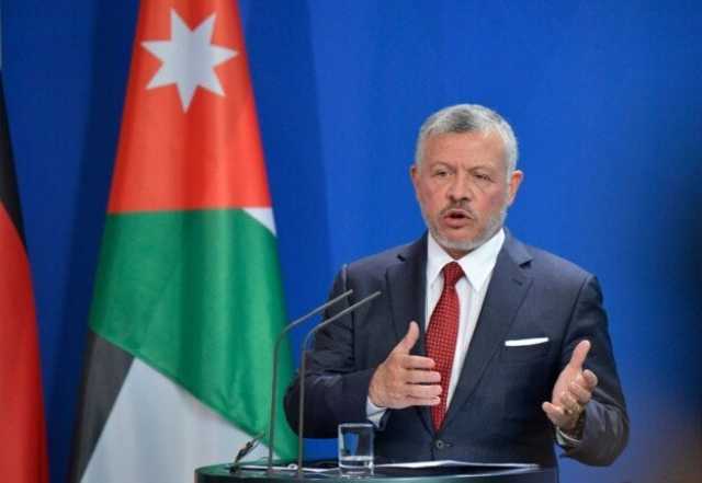 ملك الأردن يطالب بوقف اطلاق النار وإيصال المساعدات إلى غزة