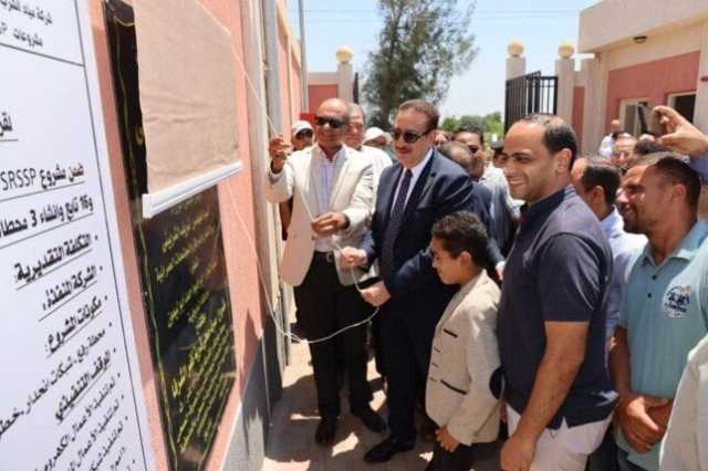 محافظ المنوفية ونائب وزير الإسكان يفتتحان 3 محطات رفع صرف صحي بمركز تلا