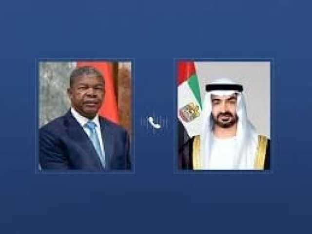 رئيسا الإمارات وأنجولا يبحثان هاتفيا تعزيز علاقات التعاون