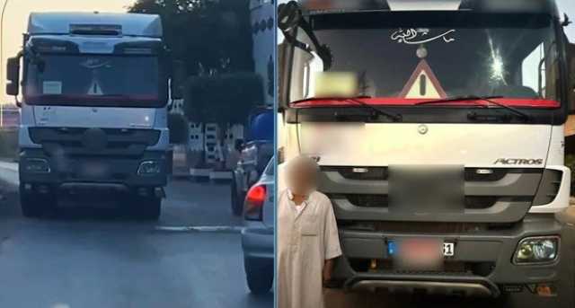 الداخلية تضبط قائد «نقل ثقيل» سار عكس الاتجاه بأحد الطرق بالدقهلية